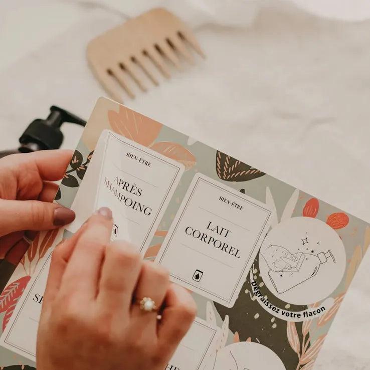 Étiquettes Waterproof "bien-être"