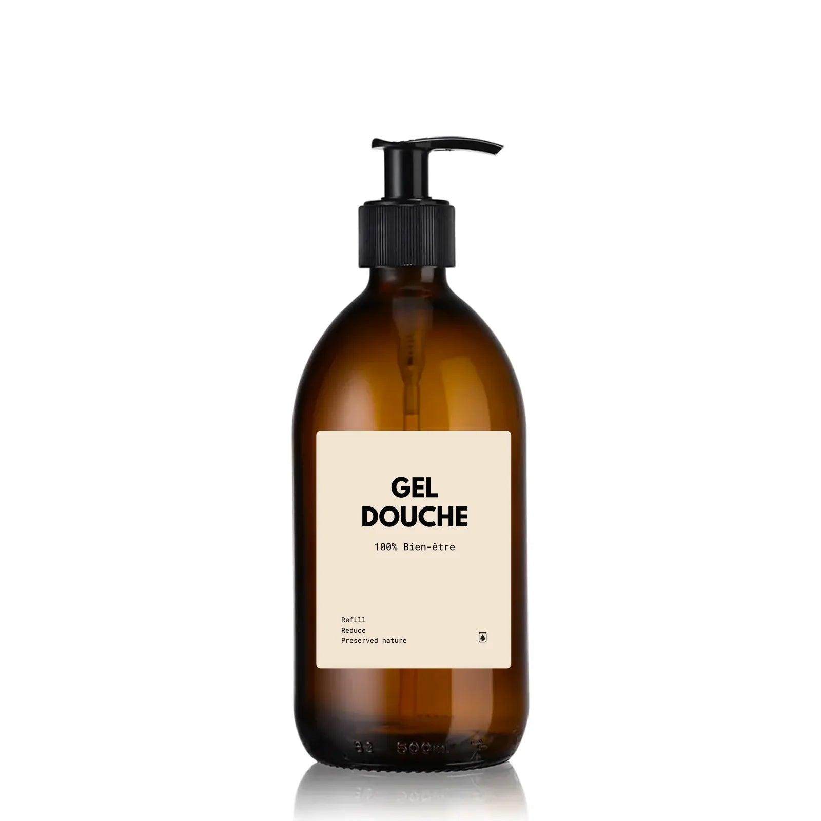 Étiquette GEL DOUCHE waterproof Beige Refill