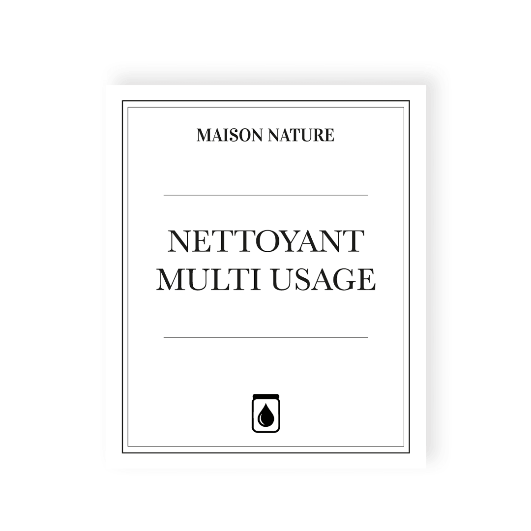 Étiquette NETTOYANT MULTI-USAGE waterproof