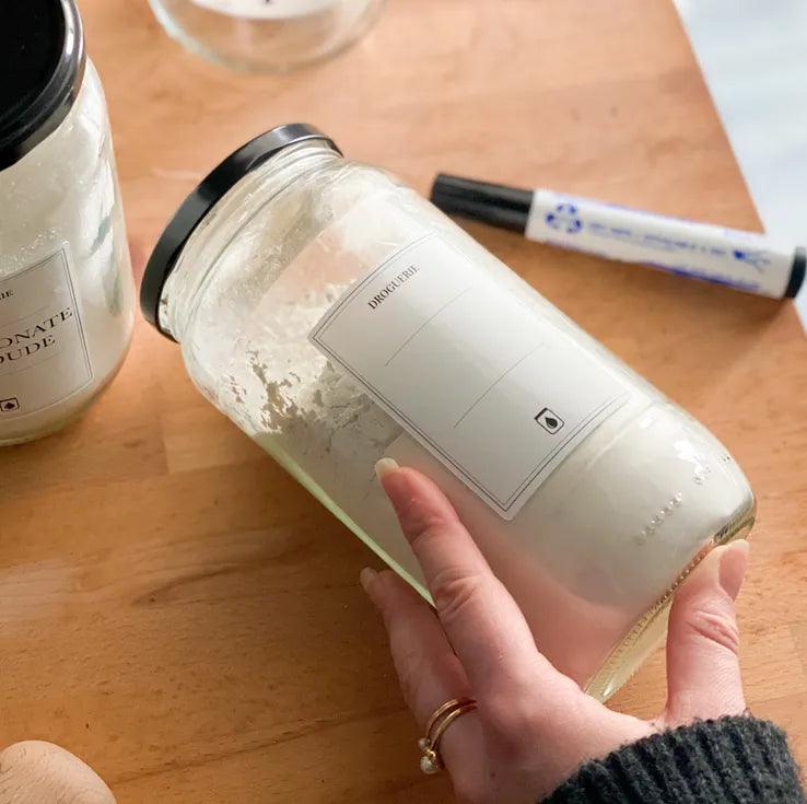 Étiquettes Waterproof "Droguerie"