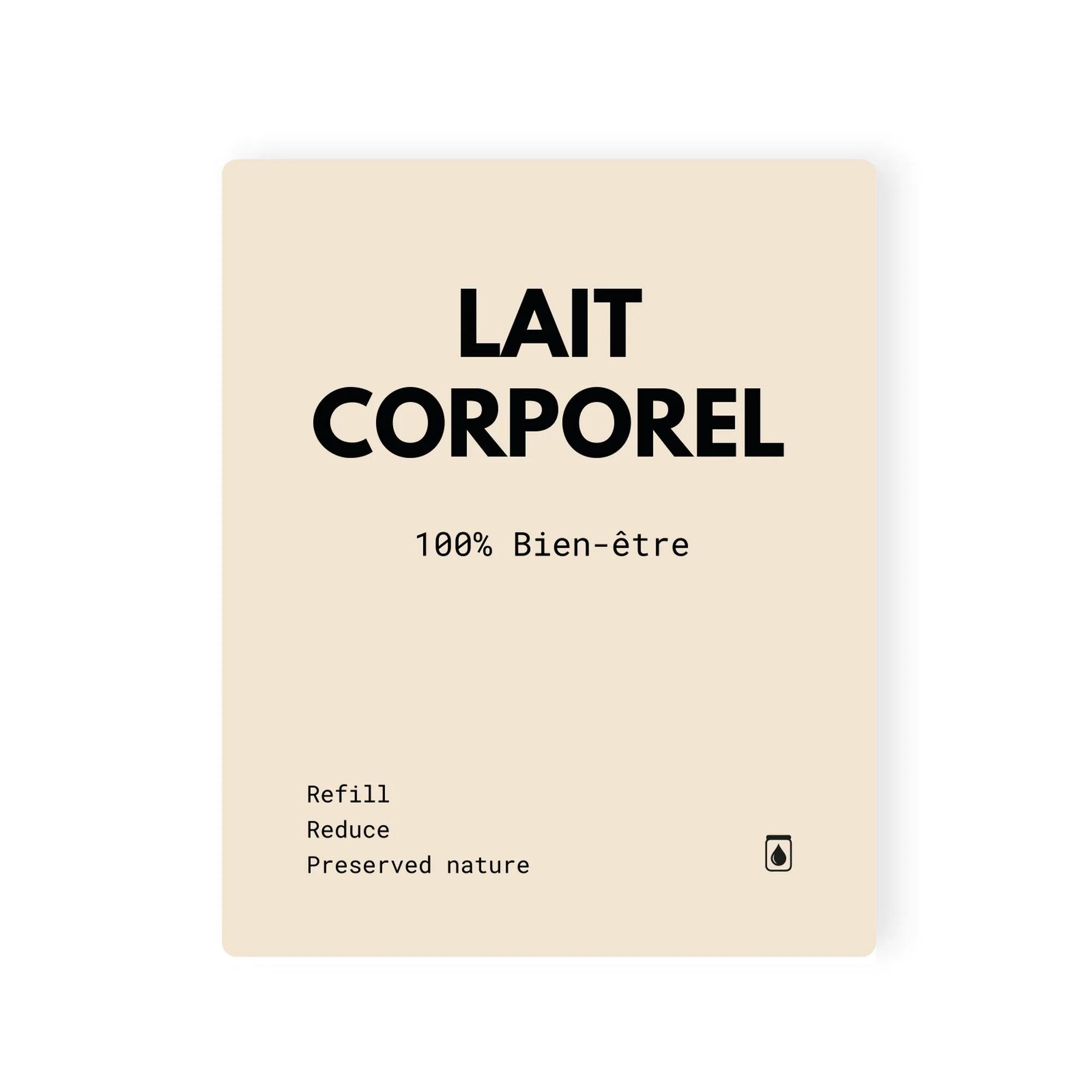 Étiquette LAIT CORPOREL waterproof Beige Refill