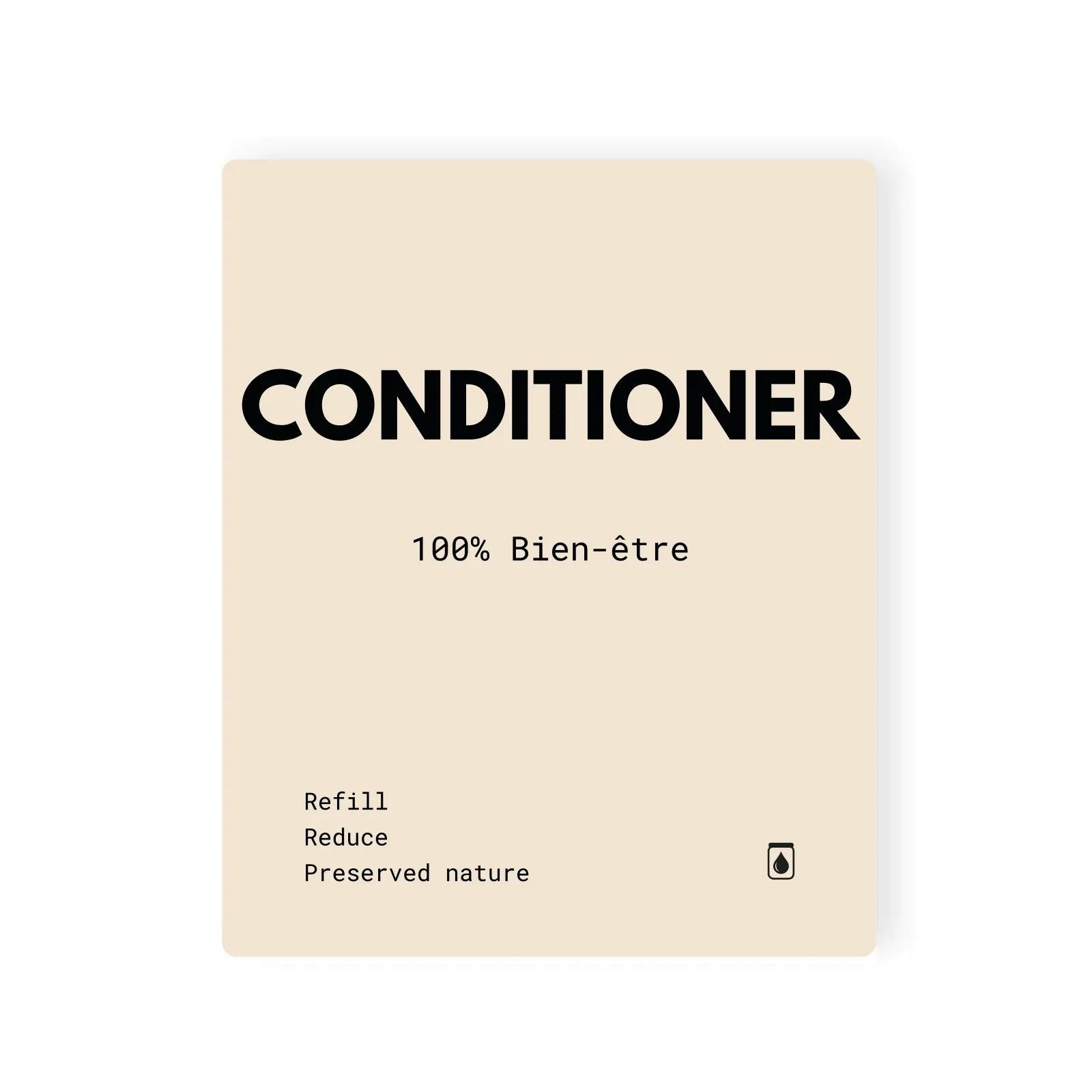 Étiquette CONDITIONER waterproof Beige Refill