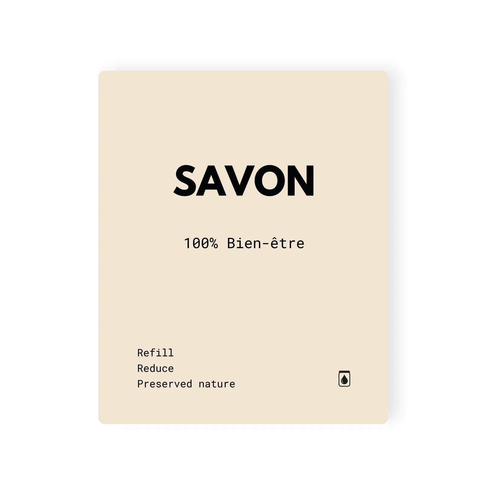 Étiquette SAVON waterproof Beige Refill