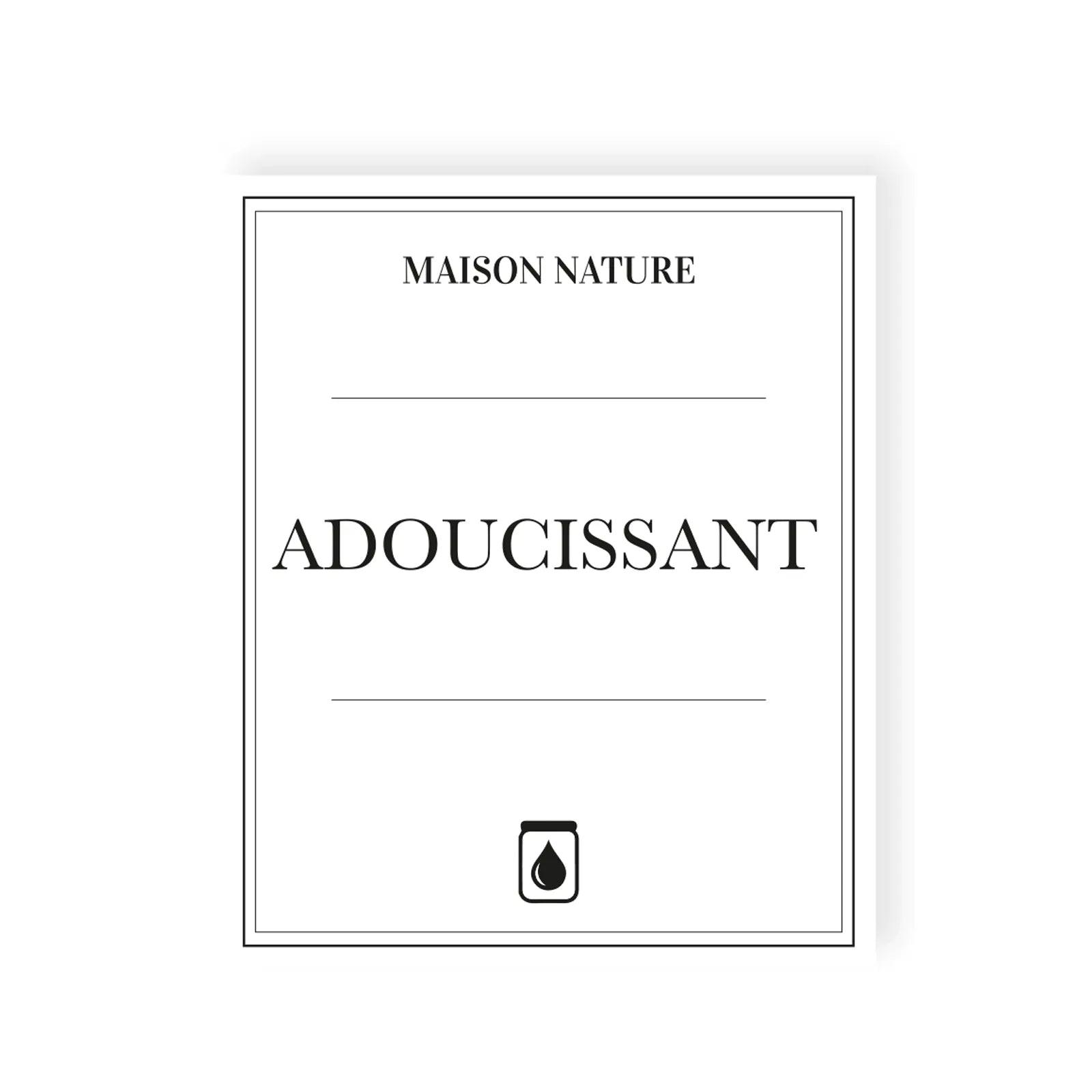 Étiquette ADOUCISSANT waterproof