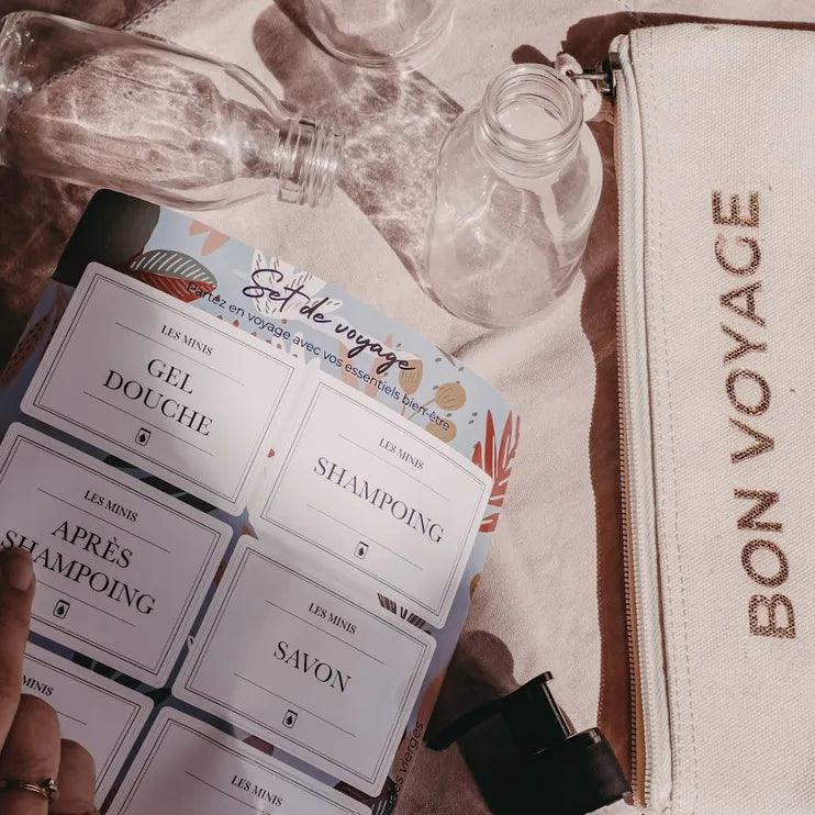 Étiquettes Waterproof "Set de Voyage"