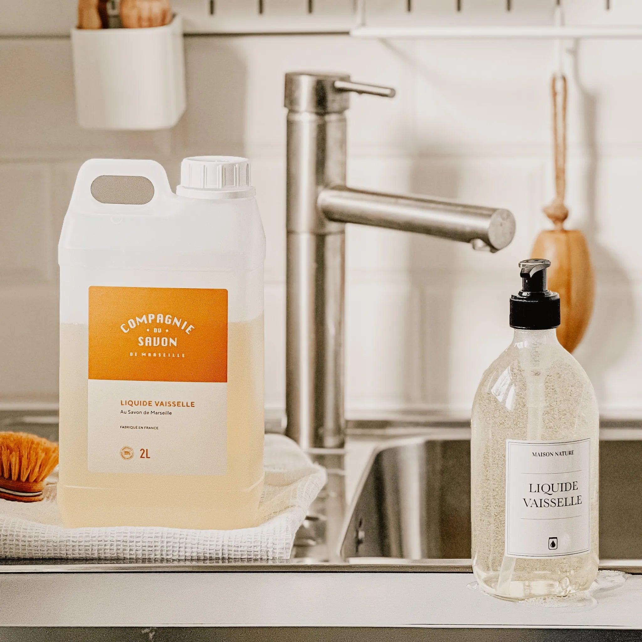 Recharge liquide vaisselle au Savon de Marseille 2L - Compagnie du Savon de Marseille