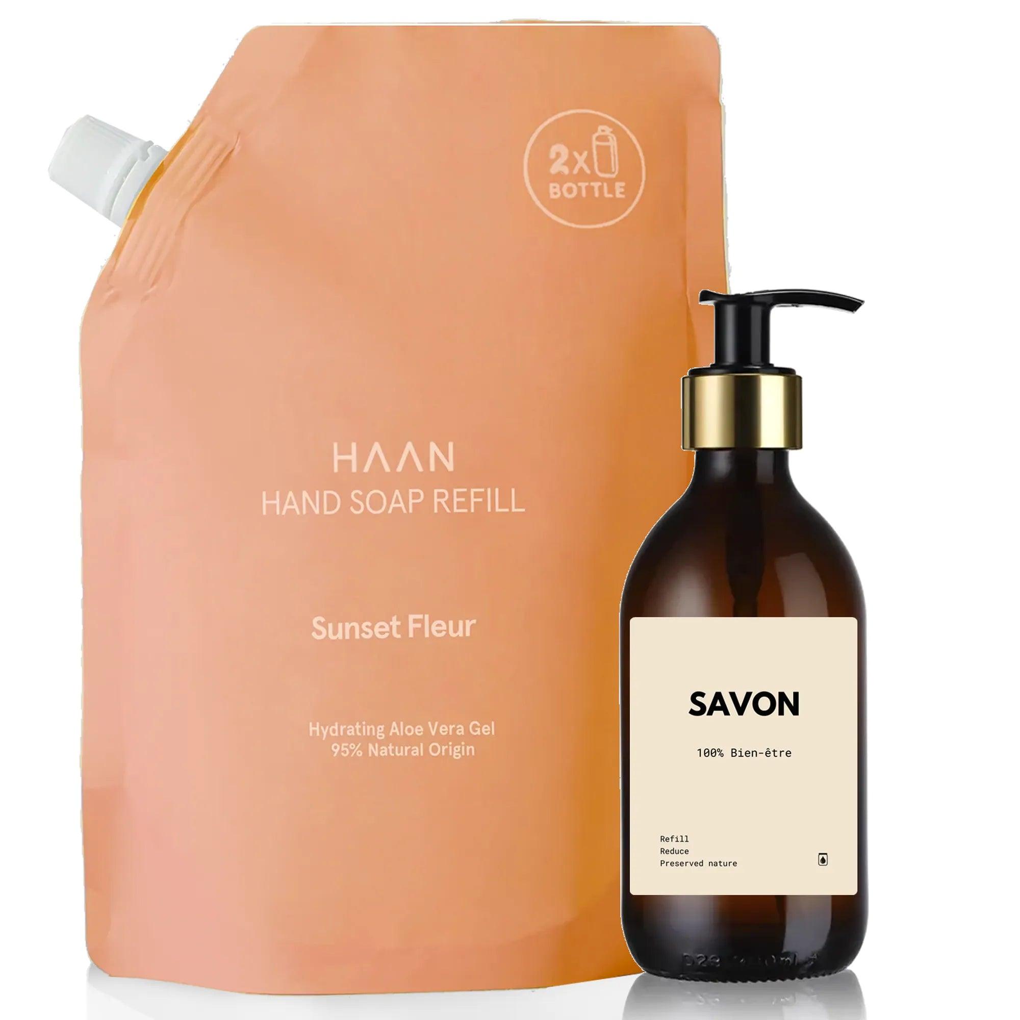 Pure Harmony Set - Savon Sunset Fleur 700 mL - Haan