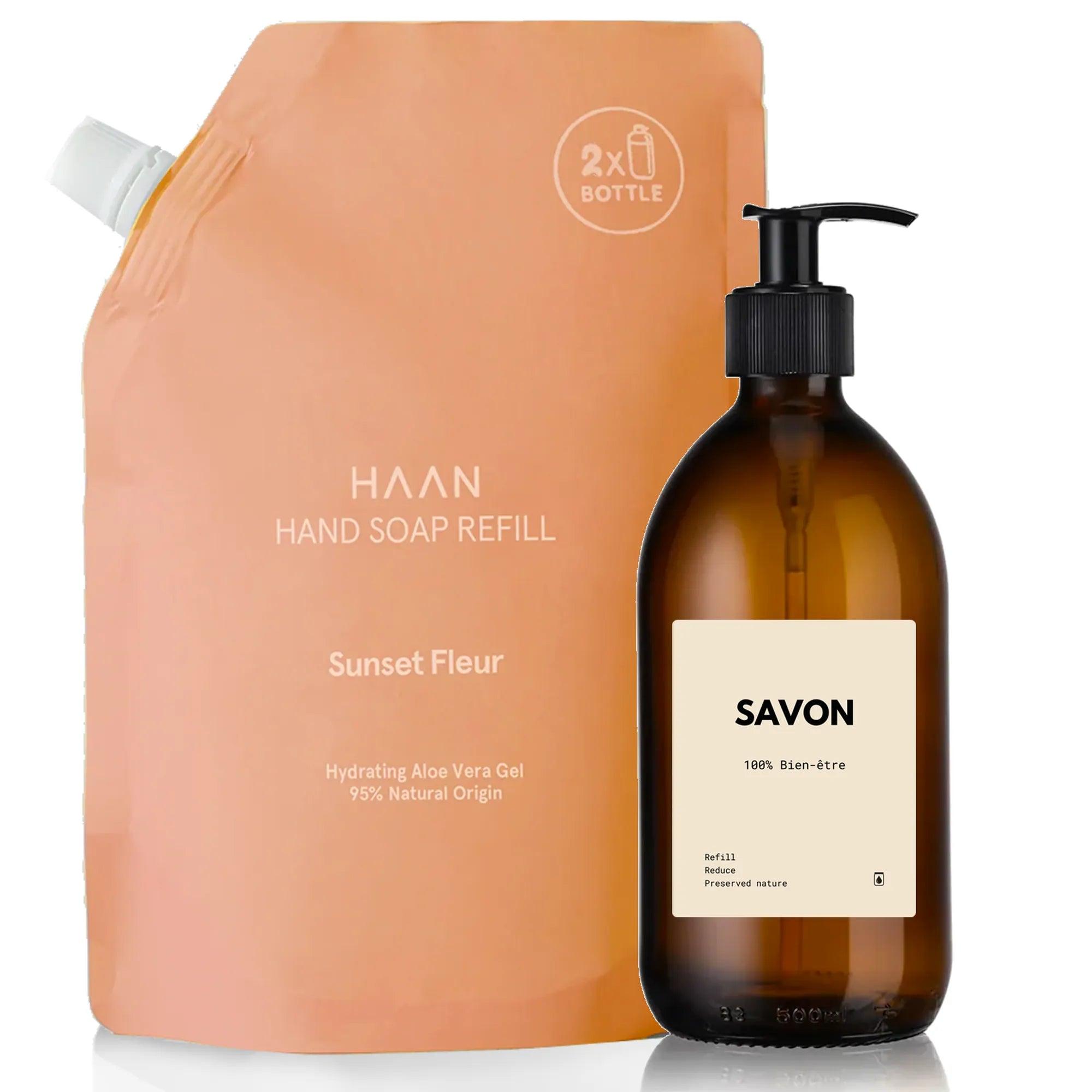 Pure Harmony Set - Savon Sunset Fleur 700 mL - Haan