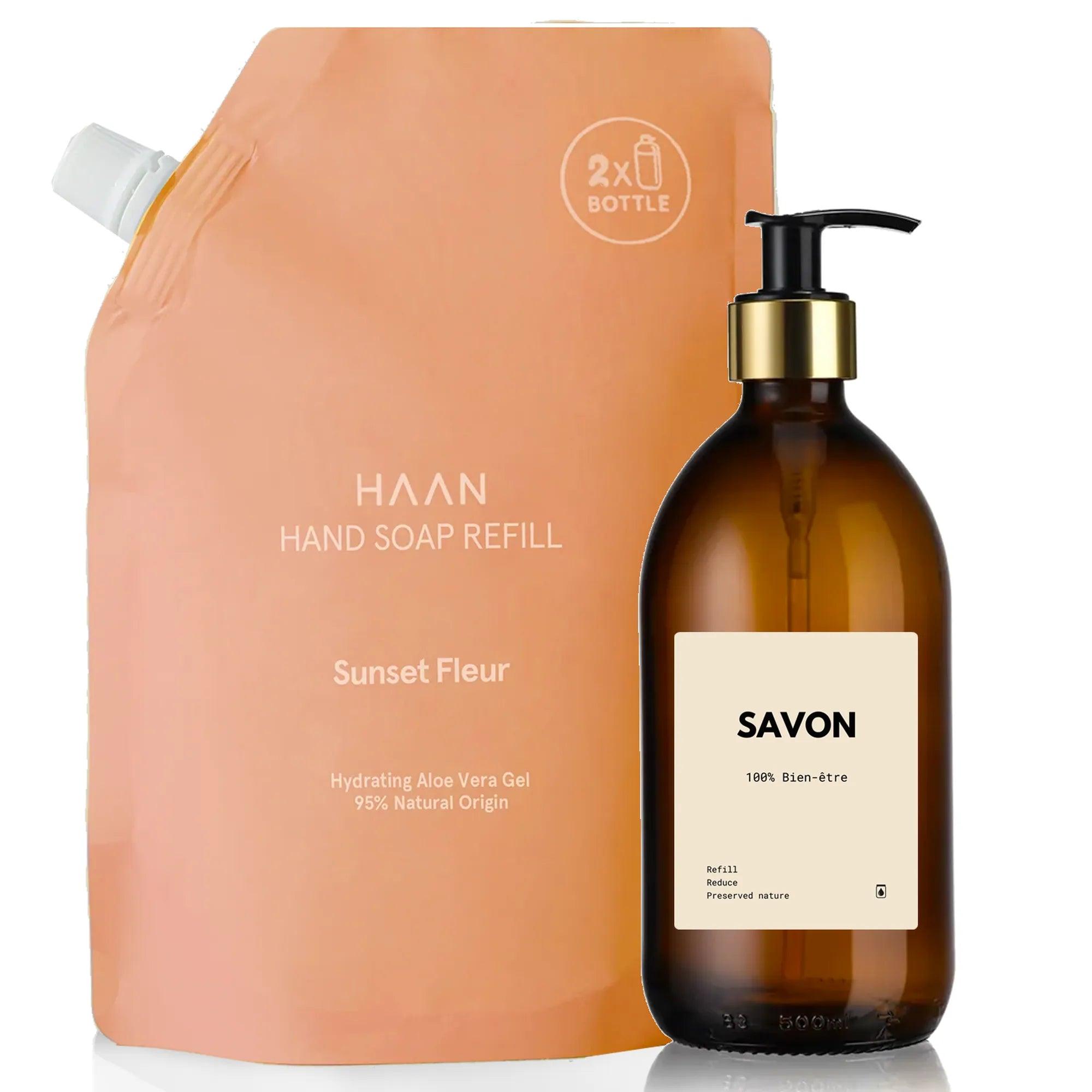 Pure Harmony Set - Savon Sunset Fleur 700 mL - Haan