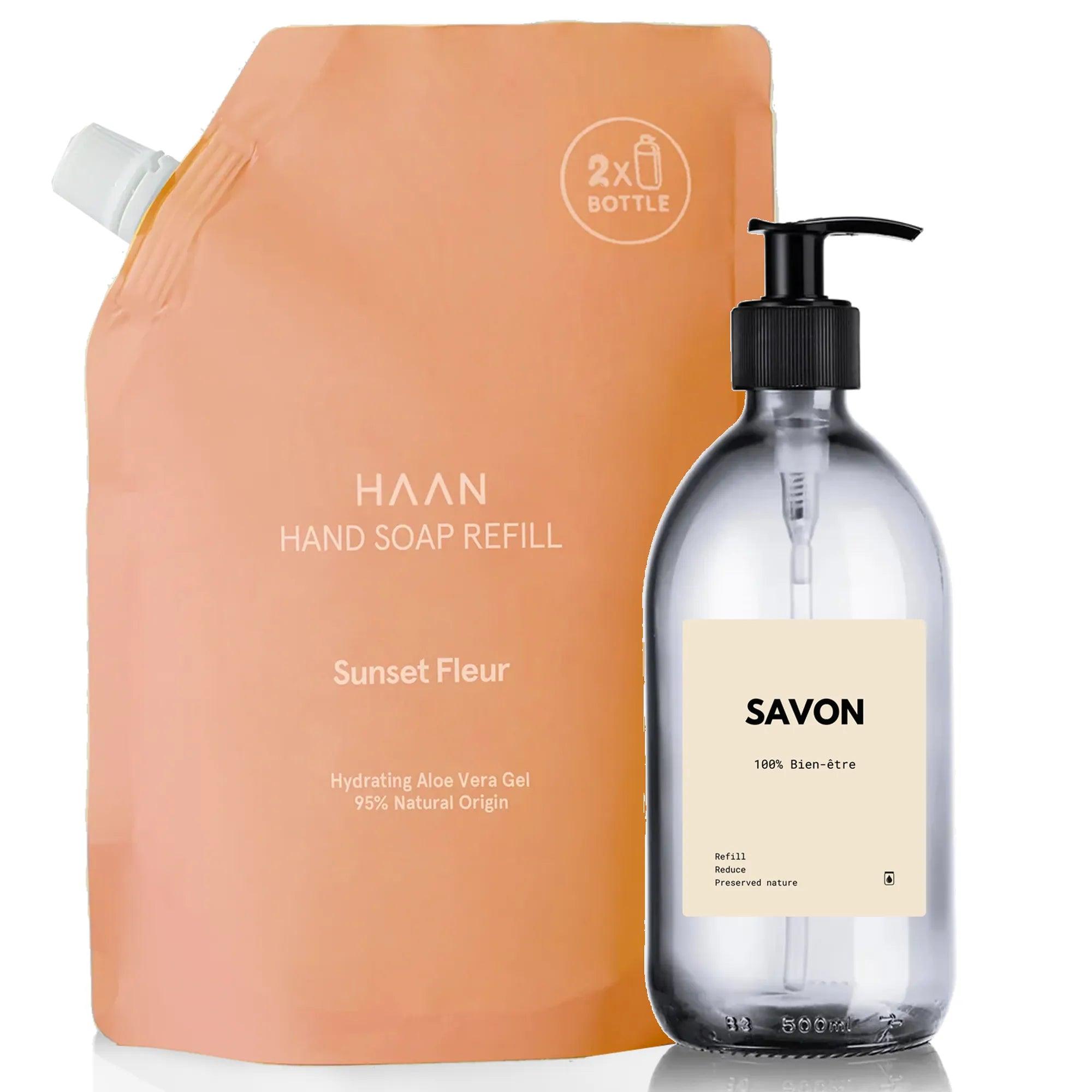 Pure Harmony Set - Savon Sunset Fleur 700 mL - Haan