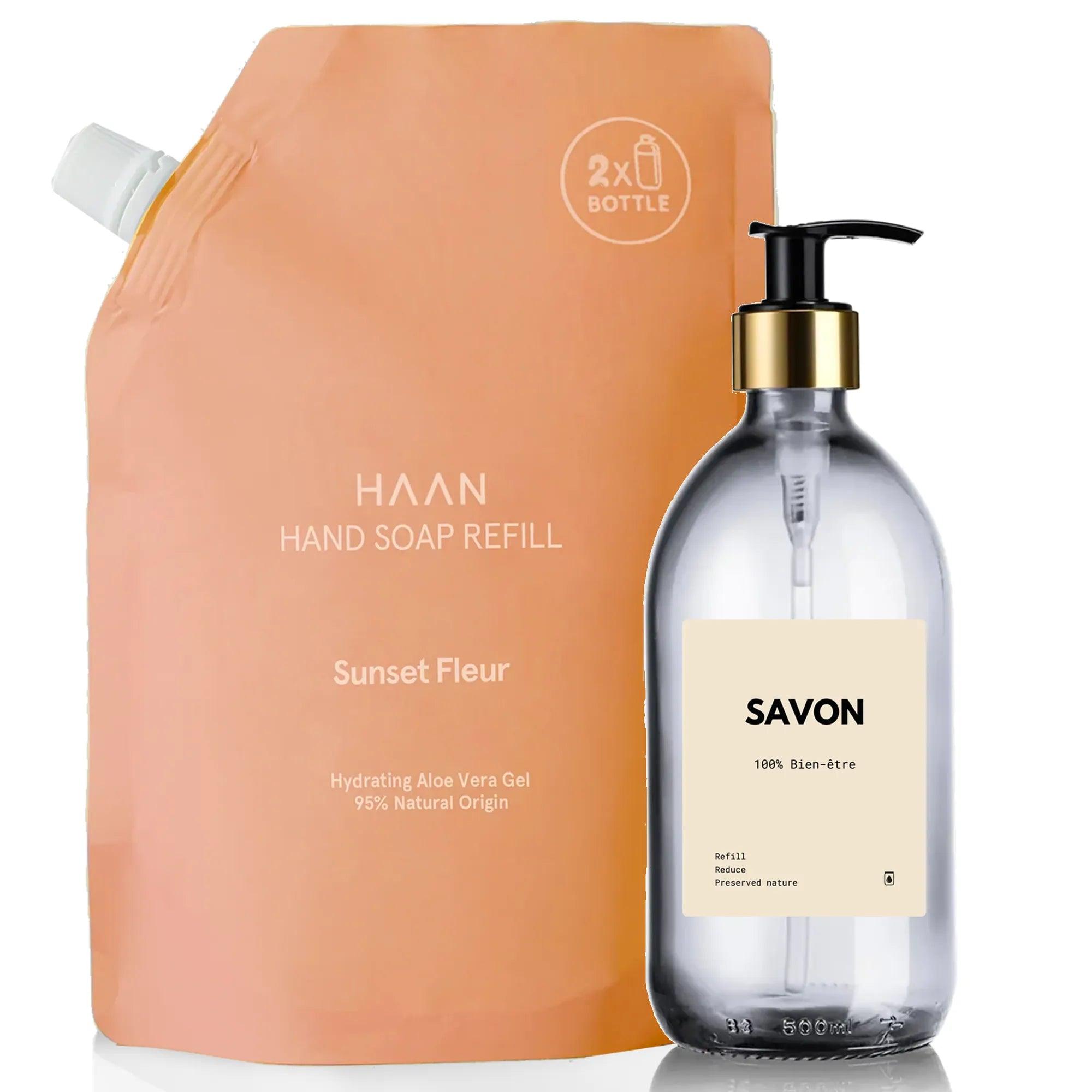 Pure Harmony Set - Savon Sunset Fleur 700 mL - Haan