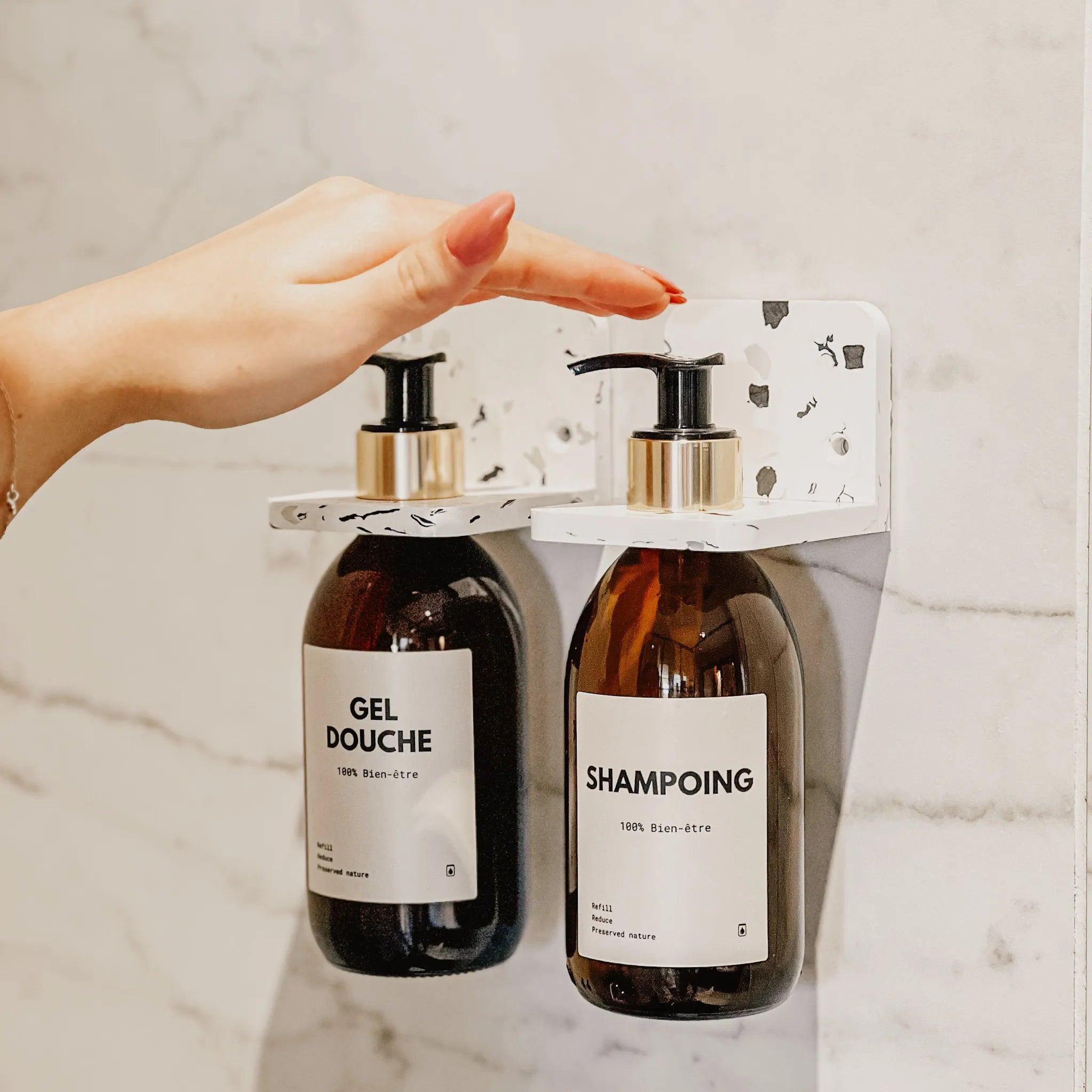 Étiquette SHAMPOING waterproof Beige Refill