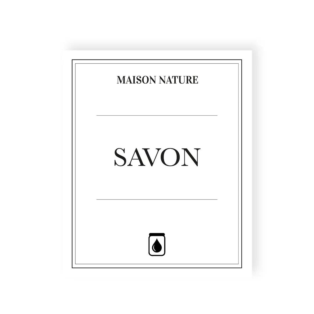 tiquette individuelle waterproof SAVON pour flacons en verre recycl tiquette individuelle waterproof SAVON pour flacons en verre recycl