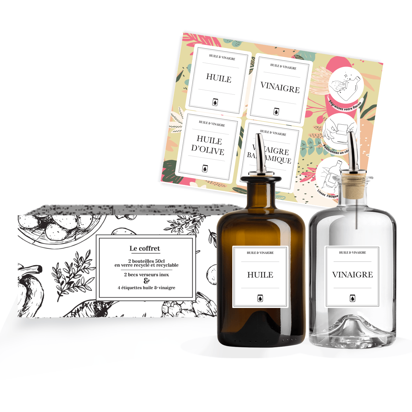 Coffret gourmet HUILE ET VINAIGRE