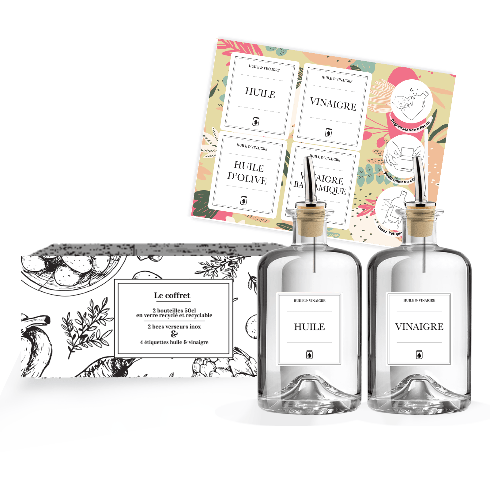 Coffret gourmet HUILE ET VINAIGRE