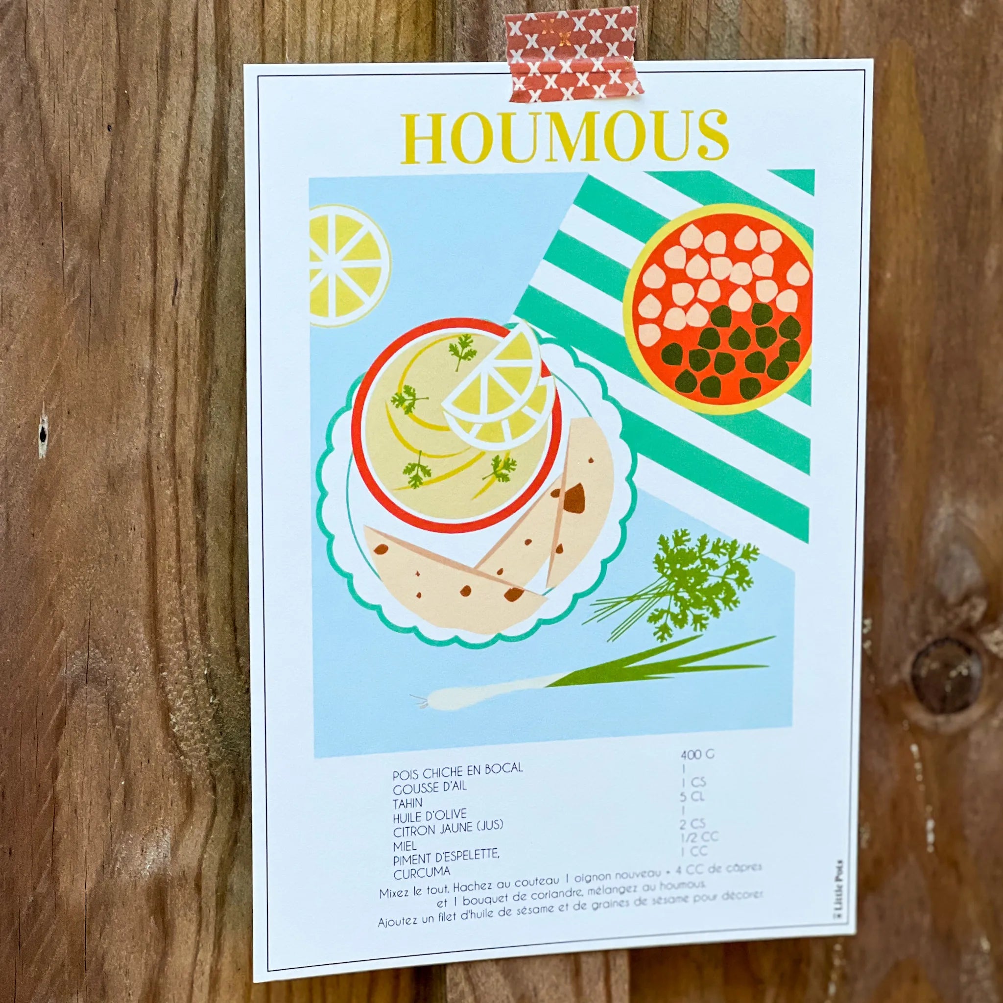 Affiche RECETTES ILLUSTRÉES - Collection Tartinables Apéritif
