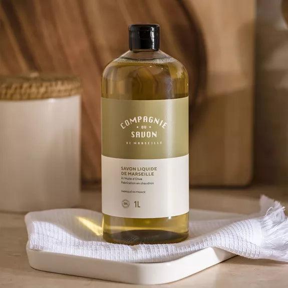 Recharge savon liquide de Marseille 1L - Compagnie du Savon de Marseille