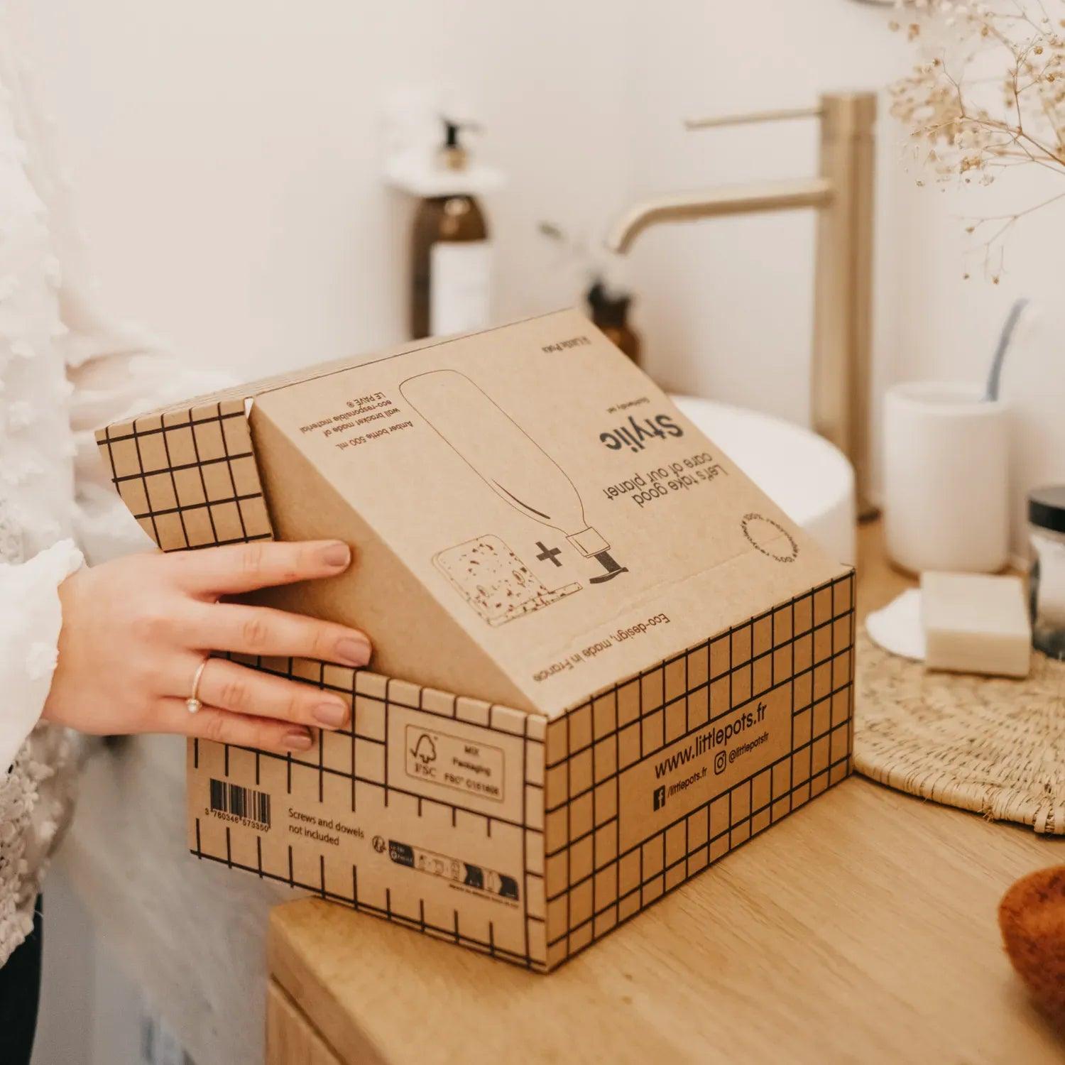 Coffret Élementaire Stylic Blanc Terrazzo