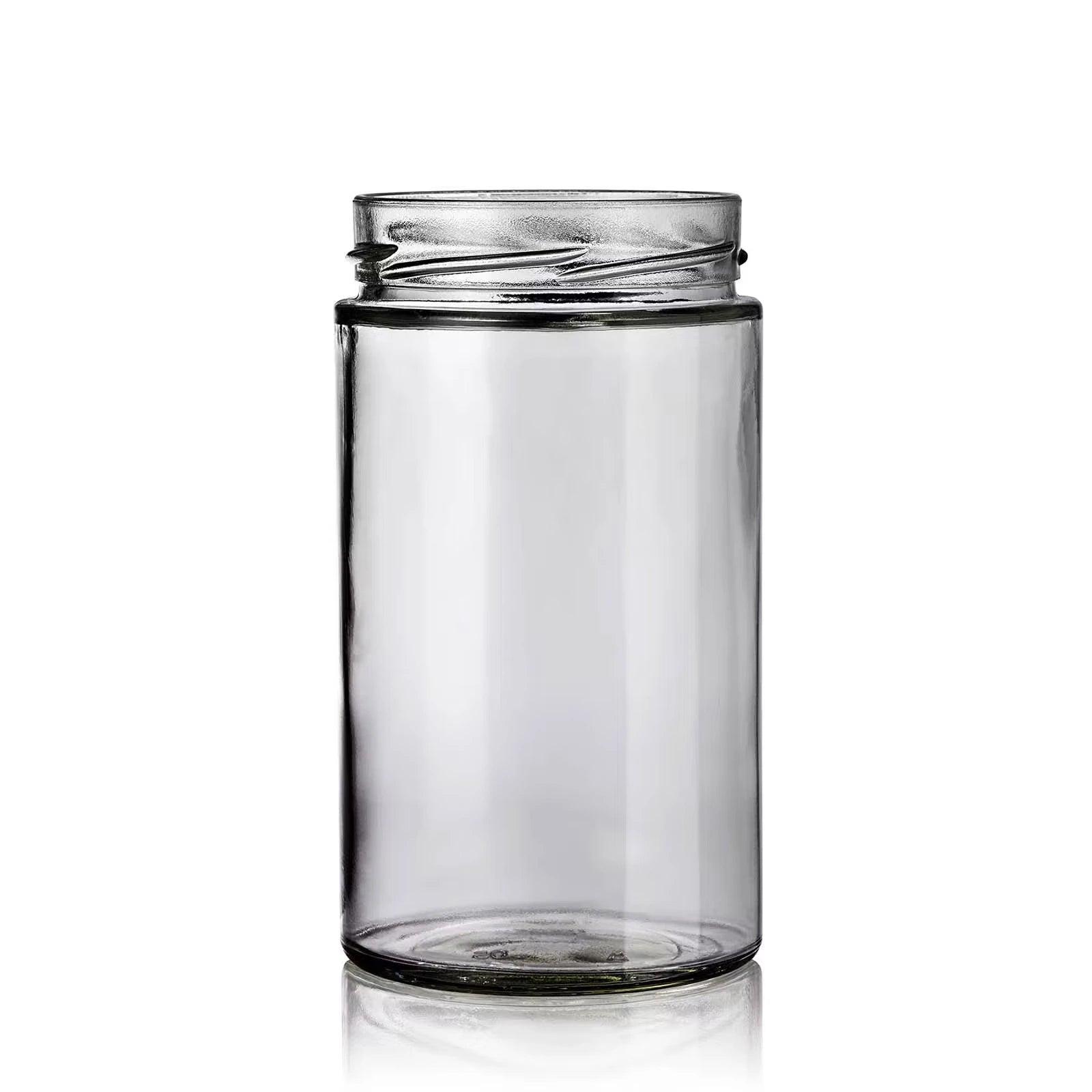 Bocal en verre recyclé de 720 mL moderne