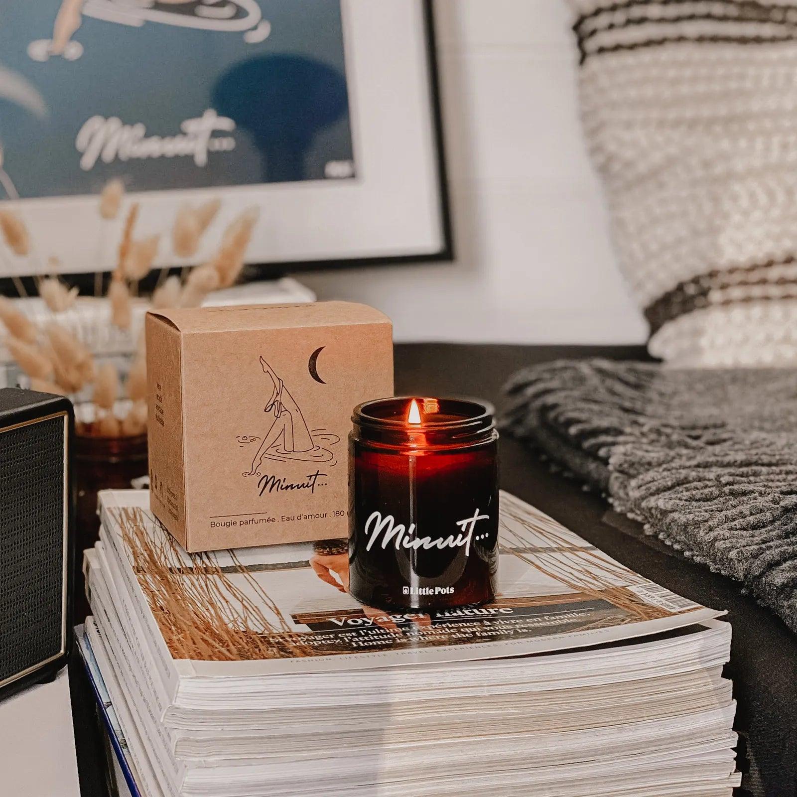Bougie à la cire végétale parfumée
