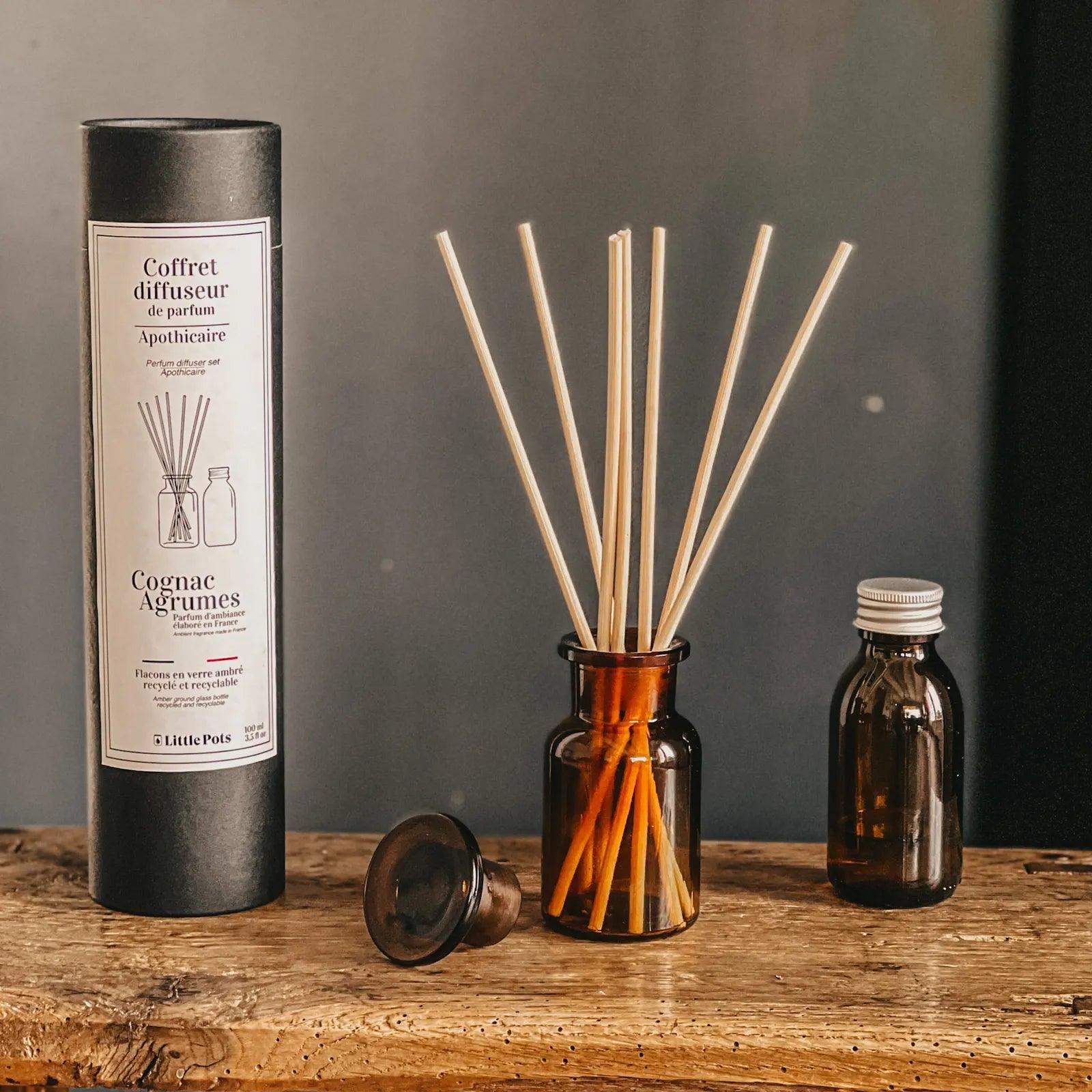 Coffret diffuseur Cognac Agrumes