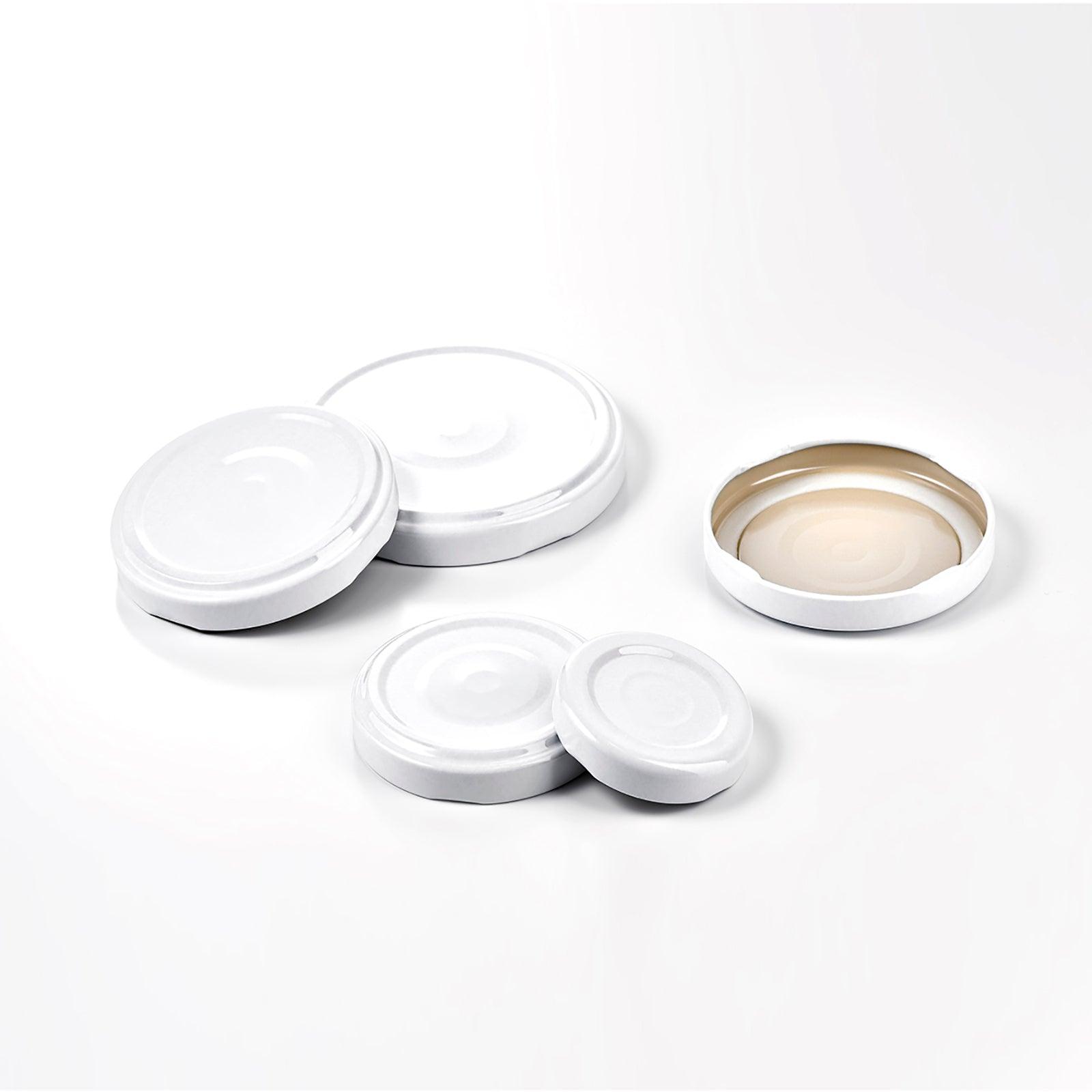 Couvercle twist off 110 stérilisable blanc