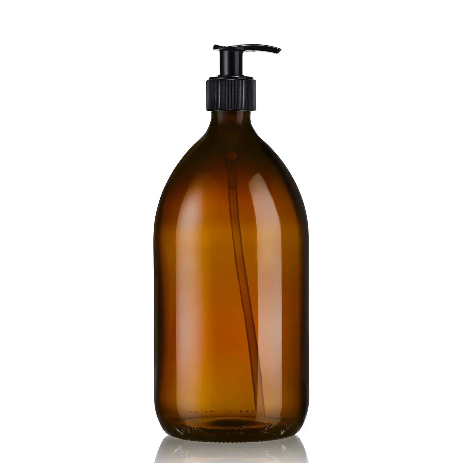 Distributeur de savon flacon verre vide 1 L