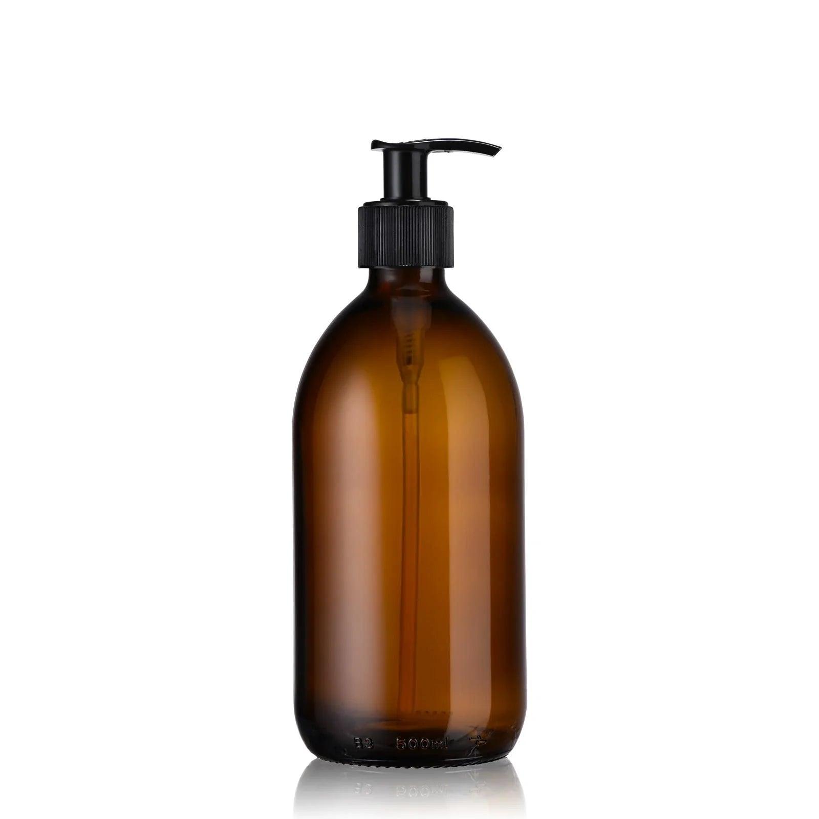 Distributeur de savon flacon verre vide 500 mL
