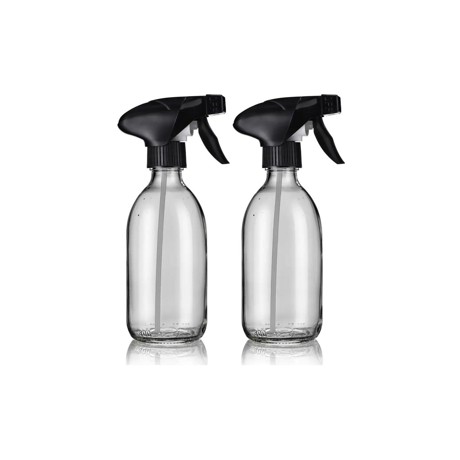 Pack de 2 flacons en verre spray vaporisateur 300 mL