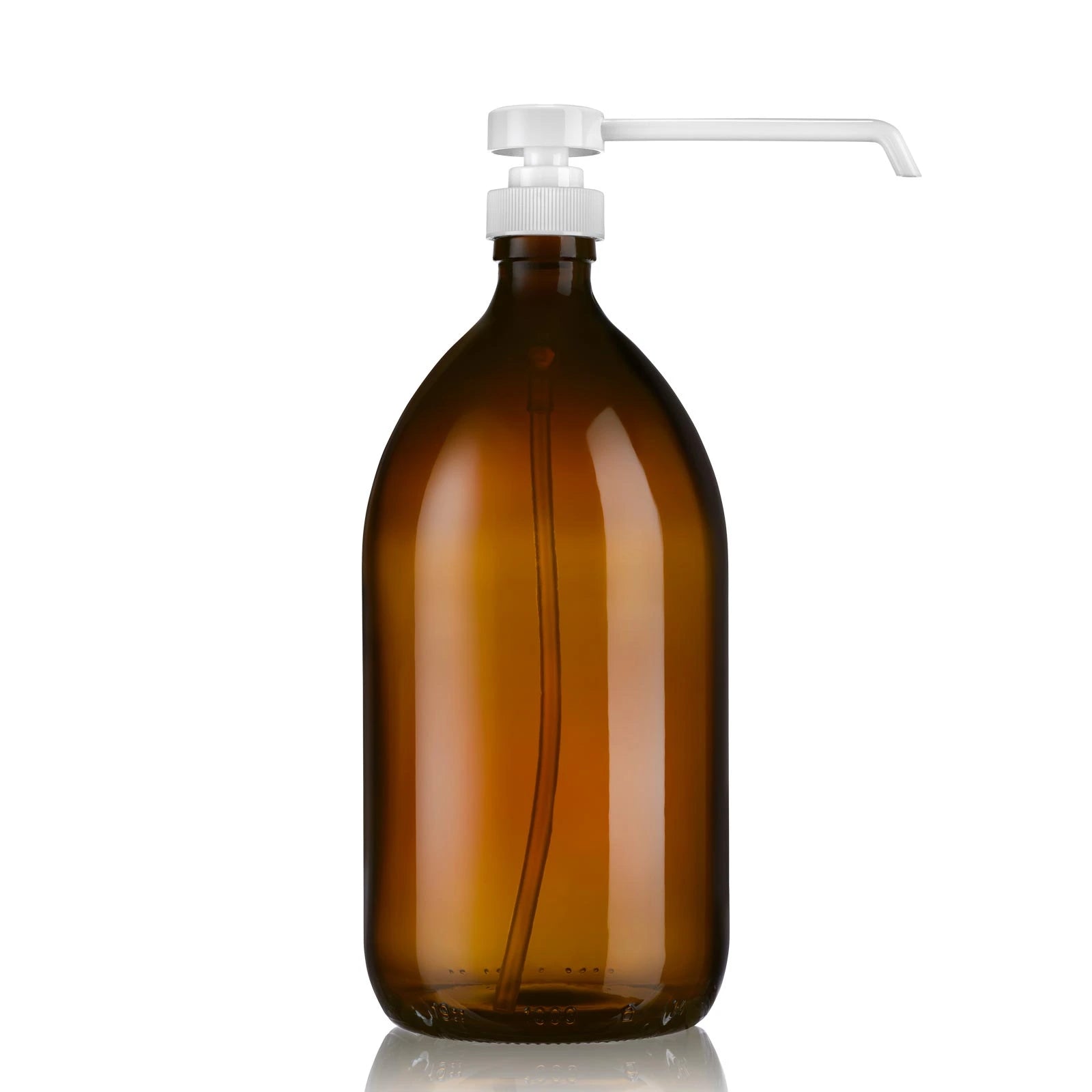 Flacon en verre distributeur de savon bec long