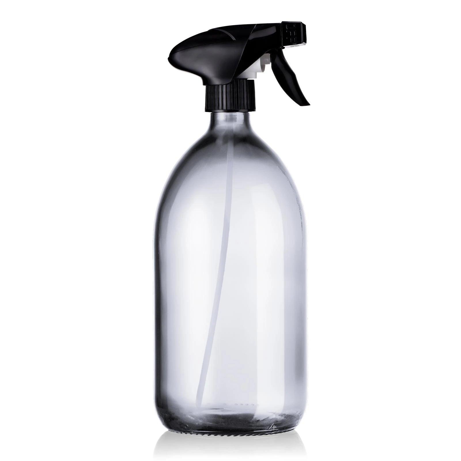 Flacon en verre spray vaporisateur rechargeable 1 litre