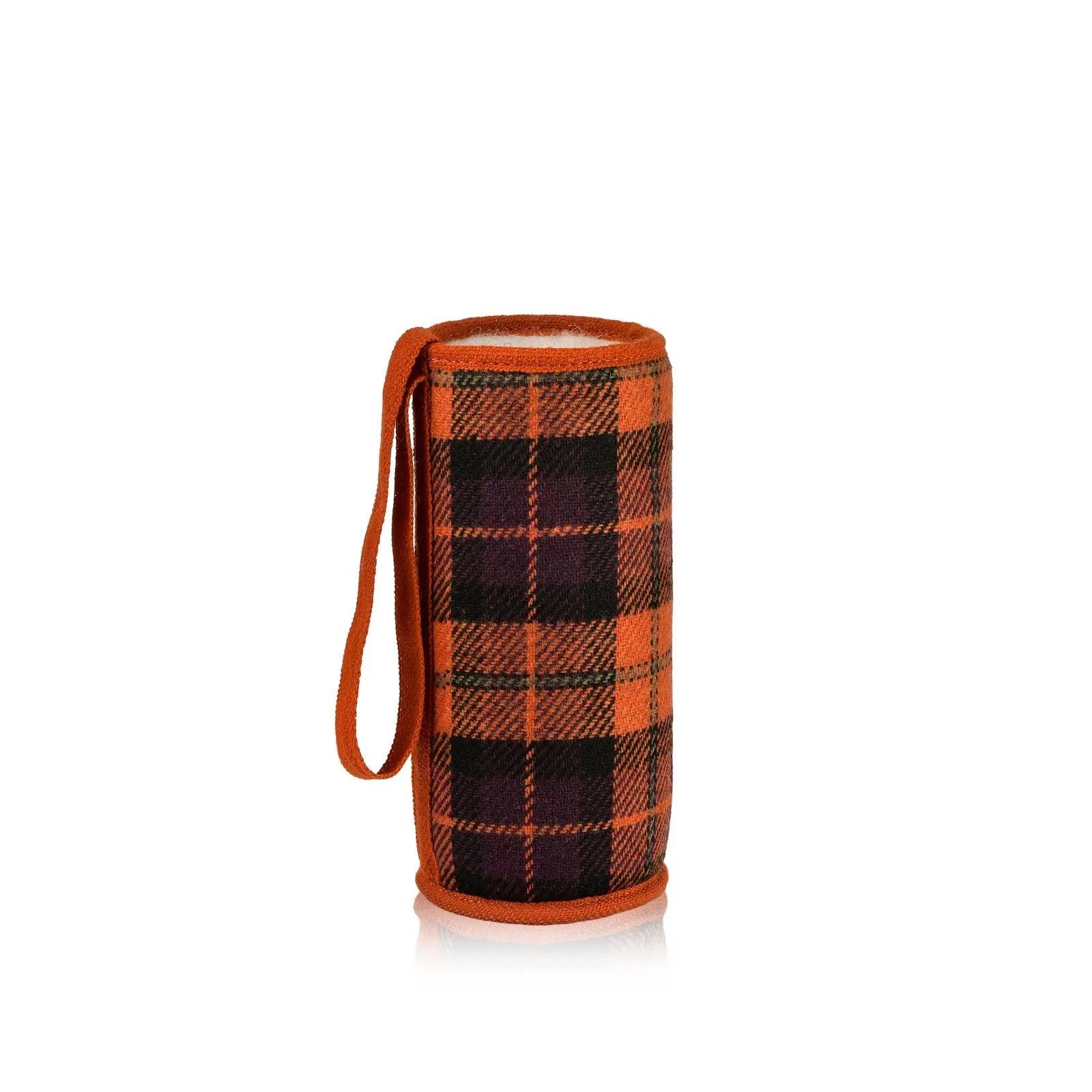 housse isotherme en laine pour gourde en verre