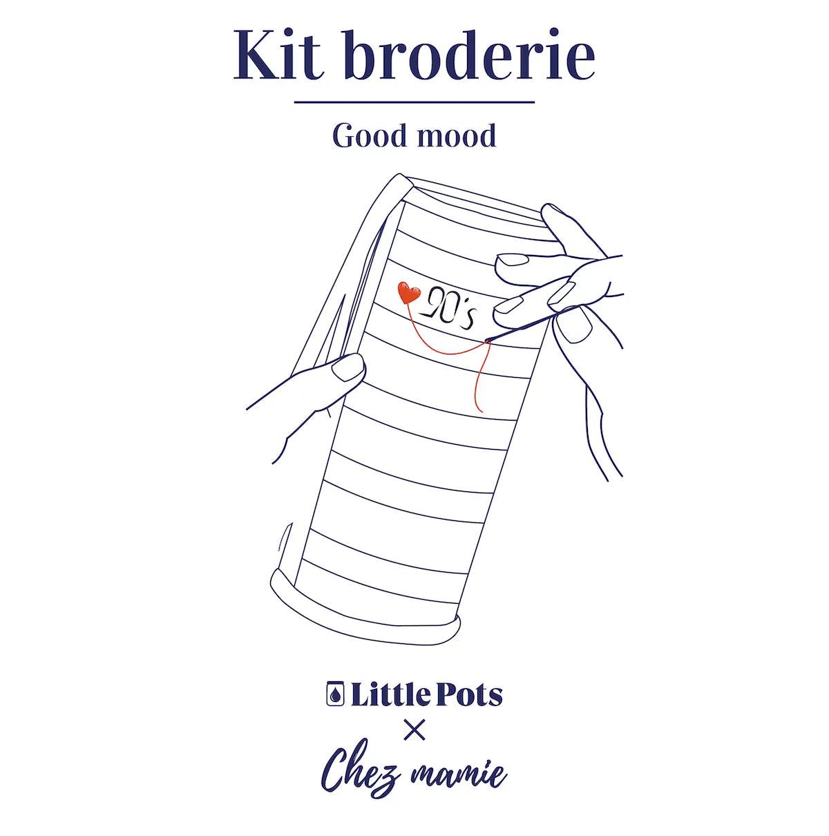Kit pour broder sa housse de gourde Chopette