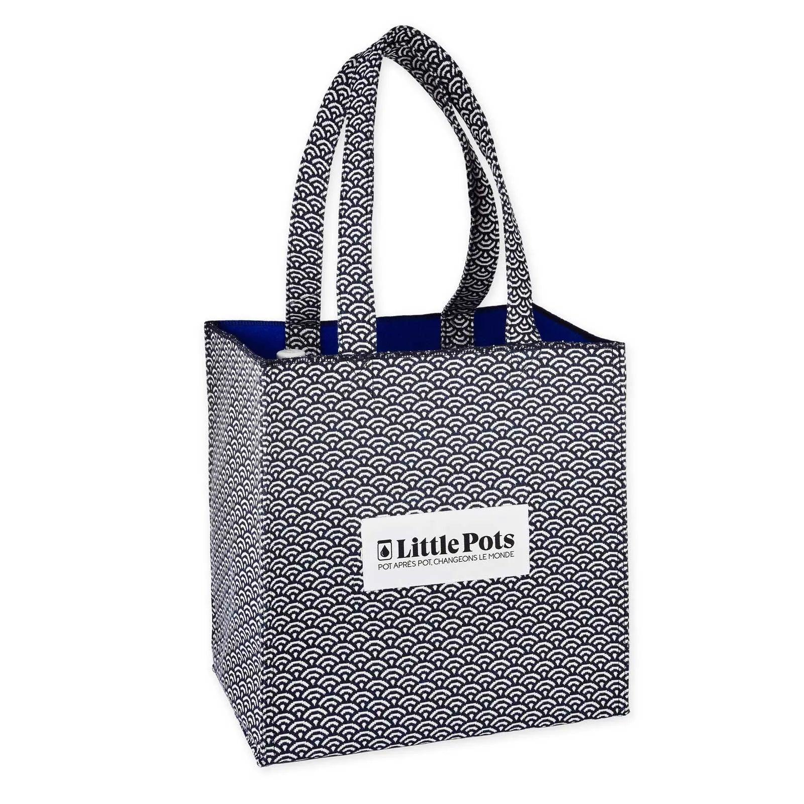 Sac avec compartiments pour transporter bouteilles et bocaux en verre