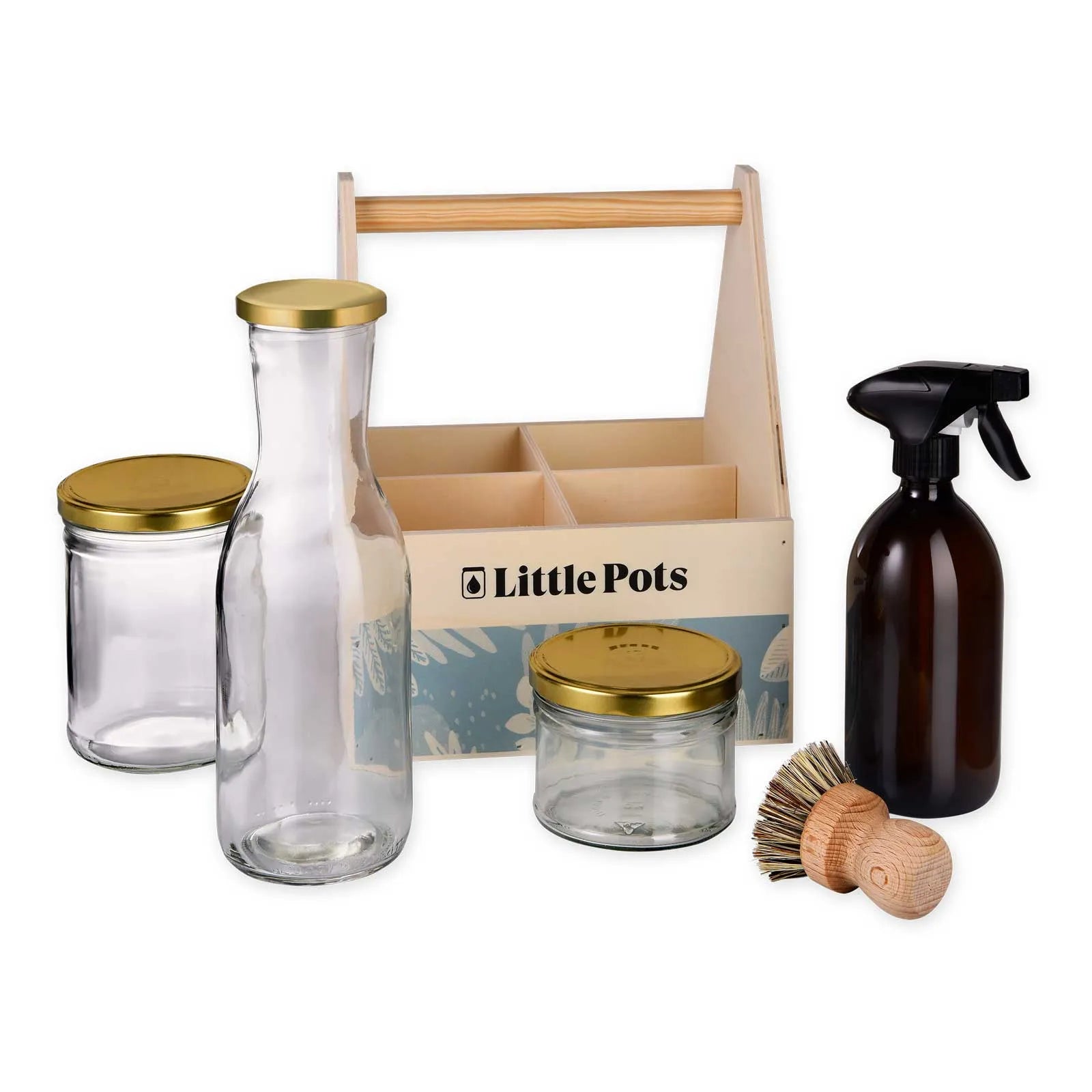 Kit diy ménager contenants en verre pour produits ménagers