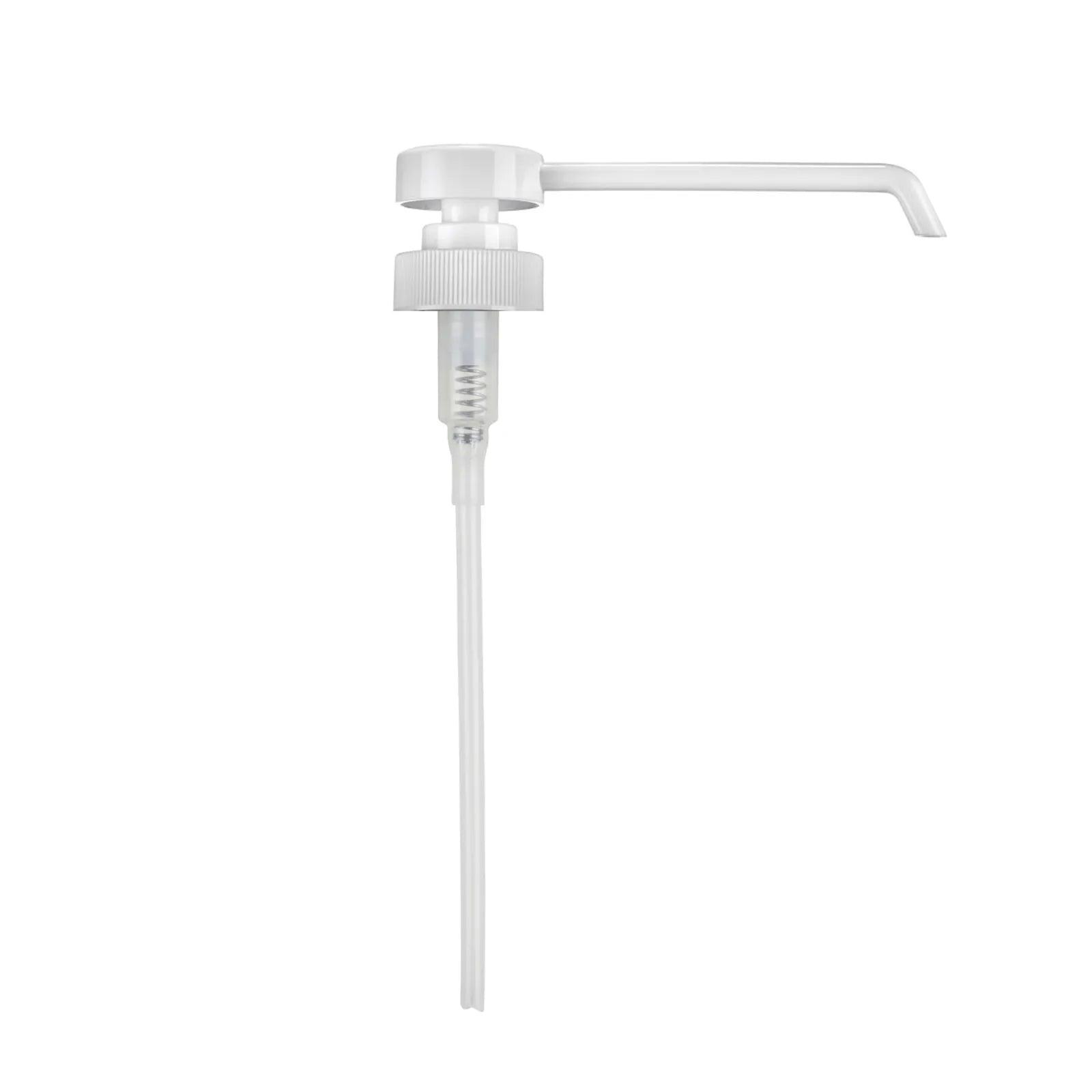 Pompe doseuse longue blanche