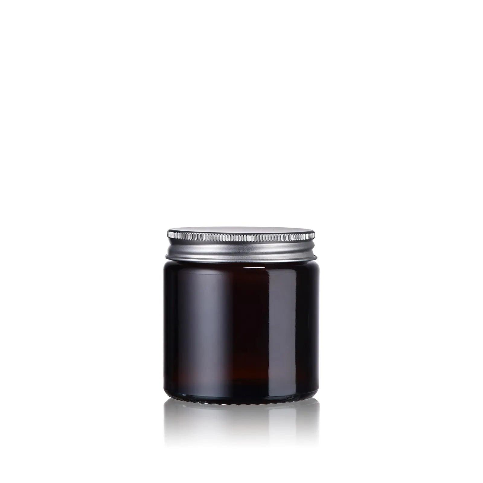 Pot cosmétique en verre ambré 120 mL