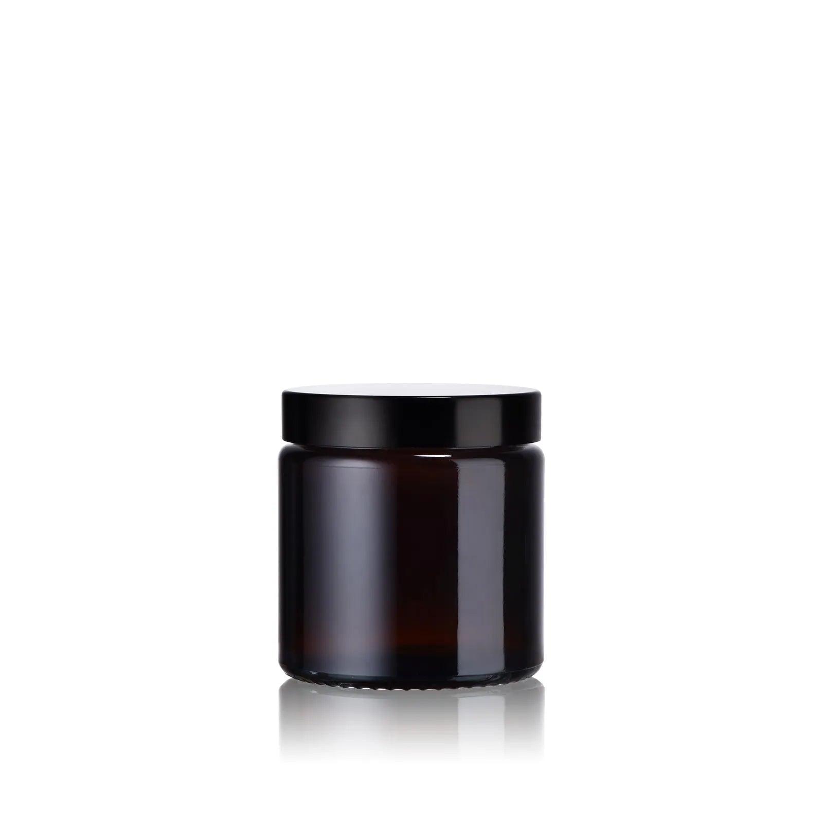 Pot cosmétique en verre ambré 120 mL