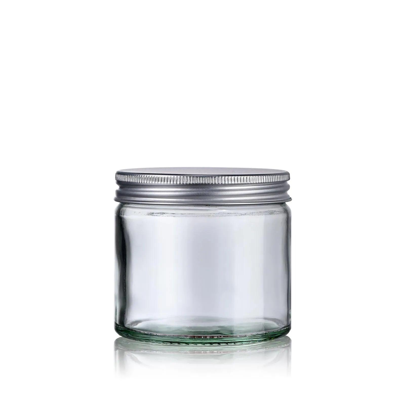 pot en verre cosmétique transparent 250 mL