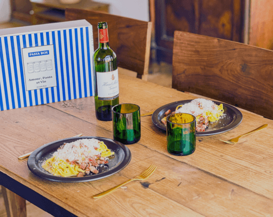 Photo de présentation pour la recette de vraies pâtes carbonara