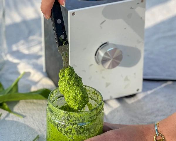 recette de pesto à la roquette