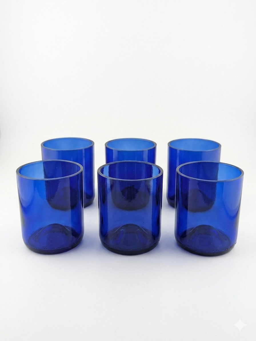Gobette - Verre upcyclé design X 6