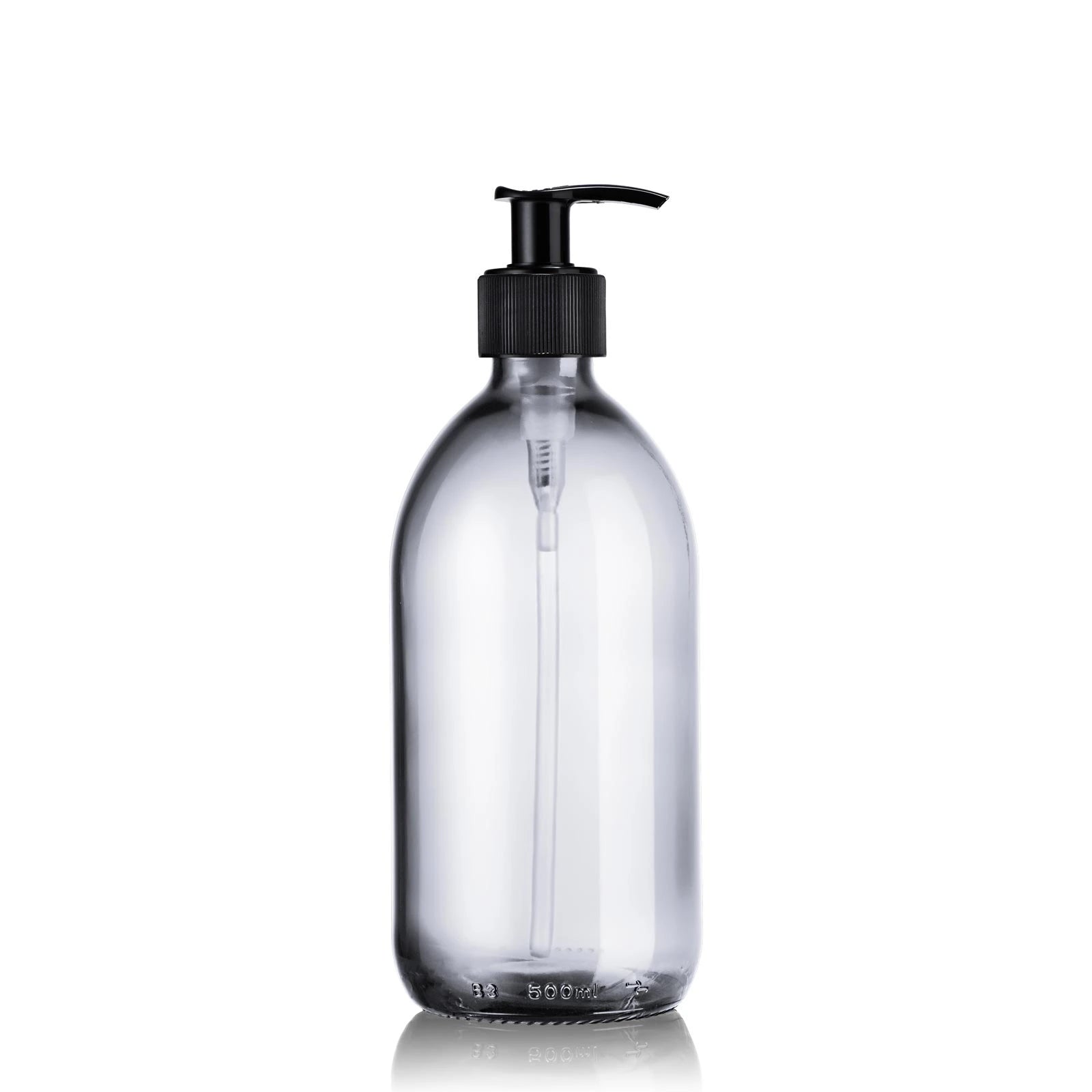 Distributeur de savon en verre rechargeable 500 mL