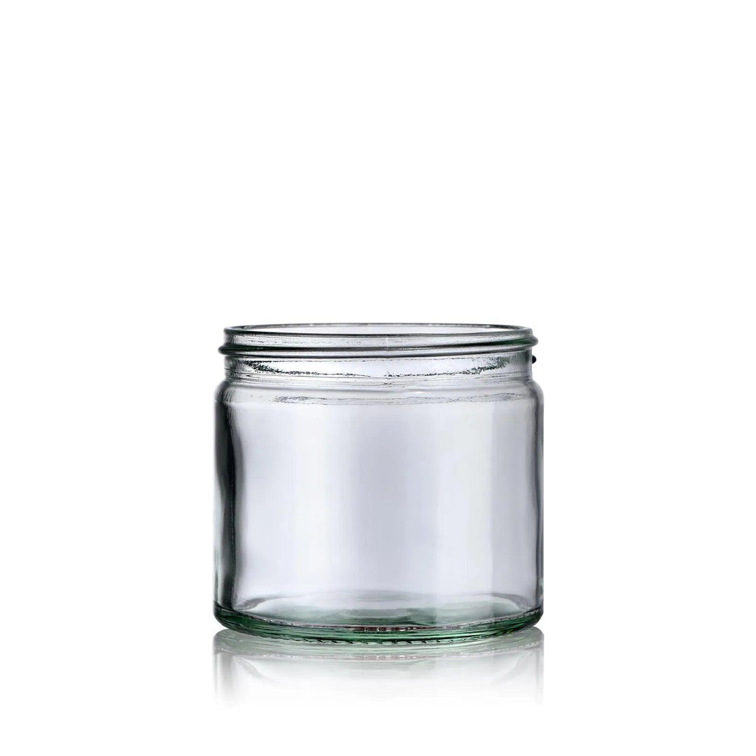 Lot De 10 Pots Cosmétiques Transparents Vides 300ml - Avec Couvercle Alu - Réutilisables - Neuf